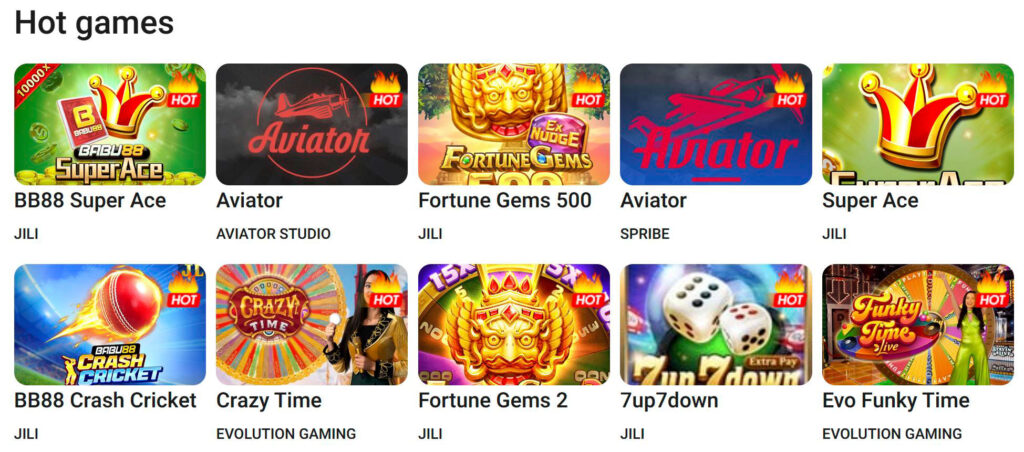 hot games at babu88